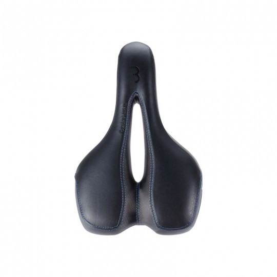 Selle vélo SPORTPLUS ACTIVE LEATHER noir BBB Cycling