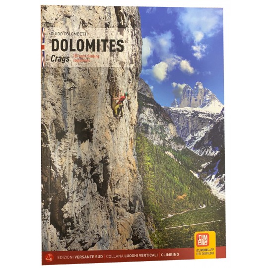 Livre Topo ESCALADE dans les Dolomites - DOLOMITES CRAGS - Versante Sud - English 2022