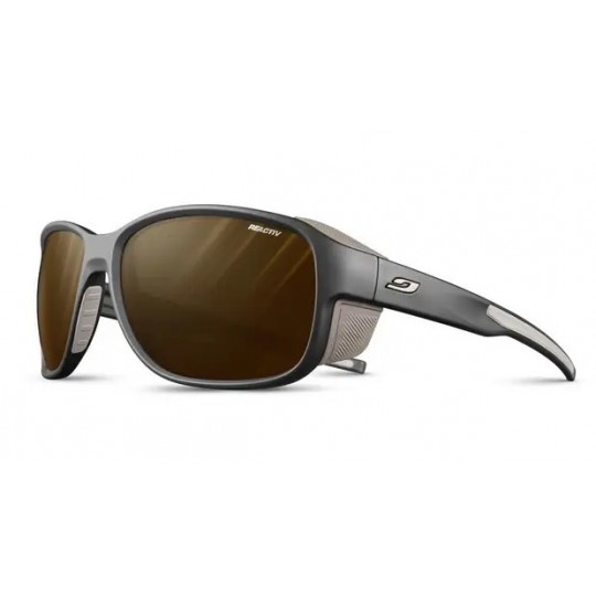 Lunettes de soleil femme MONTEROSA 2 noir-marron REACTIV 2-4 POLARISE Julbo