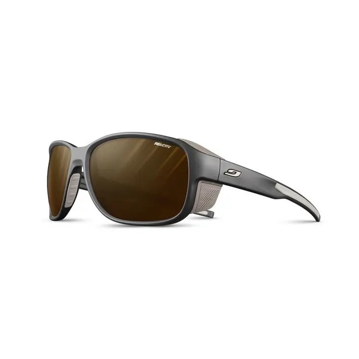 Lunettes de soleil femme MONTEROSA 2 noir-marron REACTIV 2-4 POLARISE Julbo