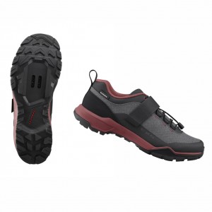 Shimano SH-WM51 SPD Mountain Bike Shoes Black Cycling Adjustable Womens 6.5