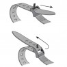 Attache skis STRAP 500mm noir Arva Equipment