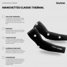 Manchettes vélo thermiques ARM WARMERS CLASSIC noir Gripgrab