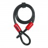 Antivol en U vélo ULTRA 410 + LOOP CABLE 10/120cm + support de cadre SH34 noir ABUS