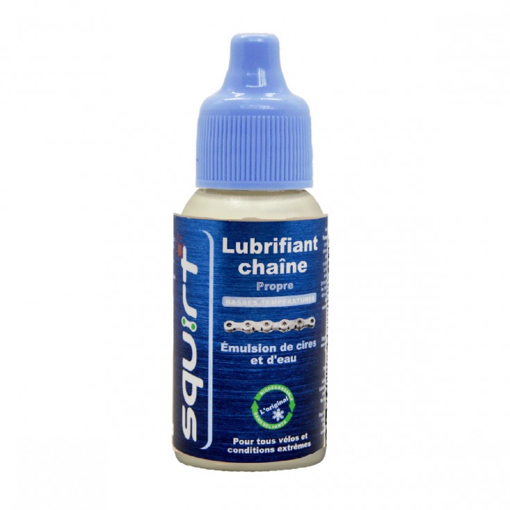 Lubrifiant pour chaine de vélo CHAIN LUBE biodégradable SPECIAL HIVER 120ml SQUIRT Cycling Products