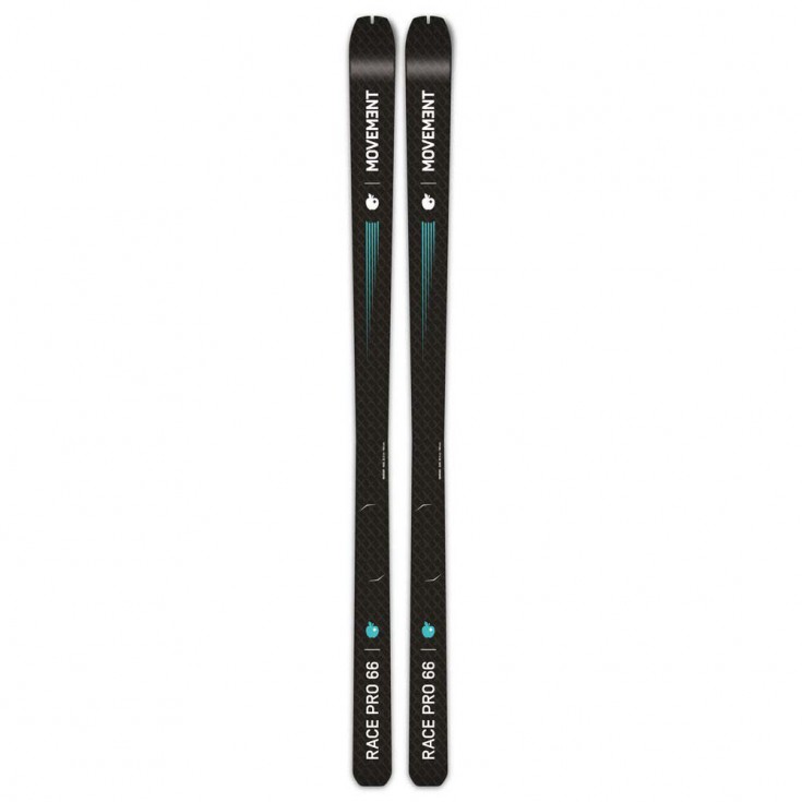 Ski de rando compétition femme RACE PRO 66 WOMEN noir-turquoise Movement