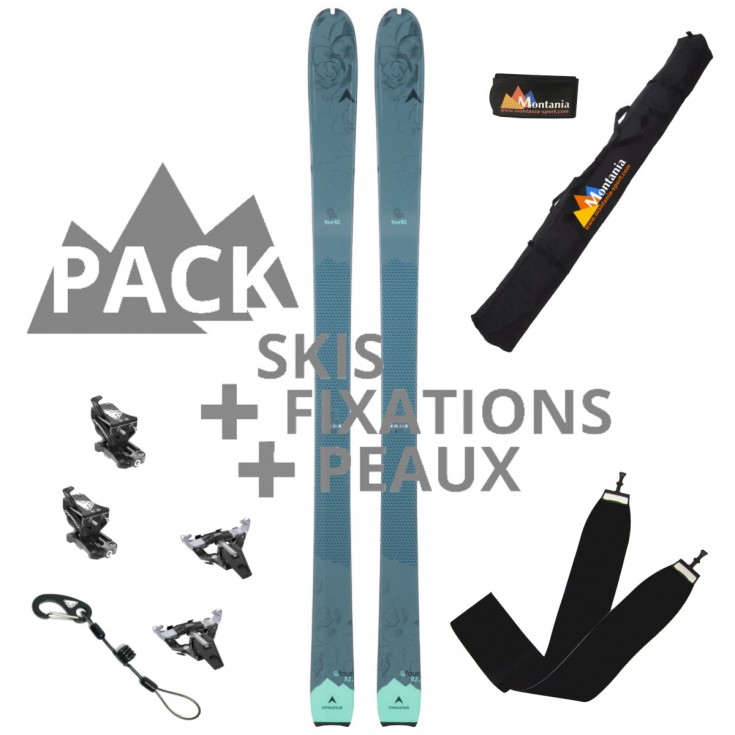 Pack ski de rando femme E-VERTICAL 82 lagoon Dynastar 2022