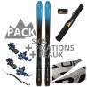 Pack ski de rando MISTICO 2.0 Carbone 90 bleu Skitrab 2024