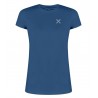 Tee-shirt femme respirant DELTA MIX T-SHIRT WOMAN 87 deep-blue Montura
