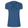 Tee-shirt femme respirant DELTA MIX T-SHIRT WOMAN 87 deep-blue Montura