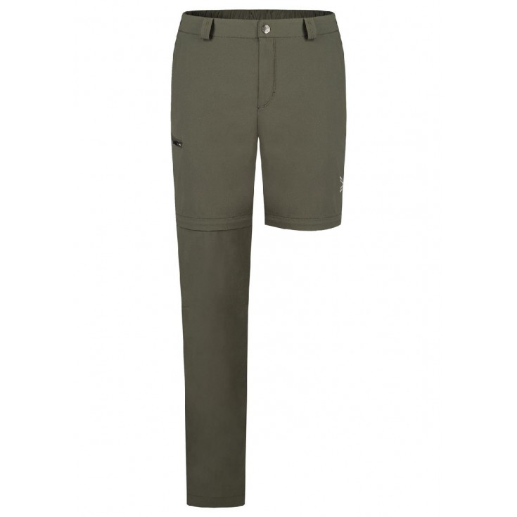 Pantalon de randonnée convertible homme VALBRUNA ZIP OFF PANTS 49 sage-green Montura