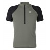 Tee-shirt homme 1/4 zip respirant NEVERLAND ZIP TEE-SHIRT 49 sage-green Montura