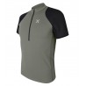 Tee-shirt homme 1/4 zip respirant NEVERLAND ZIP TEE-SHIRT 49 sage-green Montura