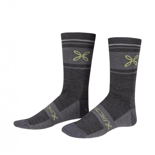 Chaussettes vélo laine Mérinos CYCLING WOOL SOCKS 9247 anthracite Montura