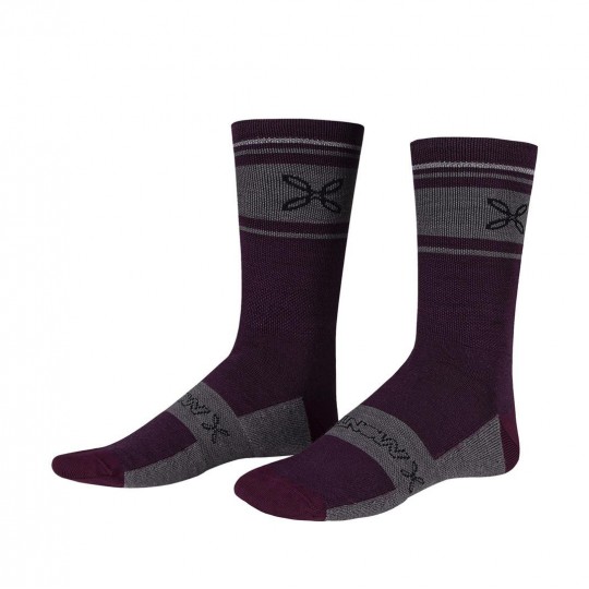 Chaussettes vélo laine Mérinos CYCLING WOOL SOCKS 14 vinaccia Montura