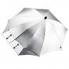 Parapluie de randonnée main libre SWING BACKPACK HANDSFREE gris-argenté anti-UV EuroSCHIRM