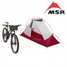 Tente vélo bikepacking HUBBA Bikepack 1 verte MSR GEAR EUROPE 2024