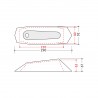 Tente 1 place tunnel MINIMA 1 SL rouge CAMP 2024