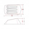 Tente bivouac 3 places tunnel MINIMA 3 SL vert-pomme CAMP