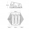 Tente vélo bikepacking TIGER WALL UL 3 BIKEPACK Solution-Dye gray Big Agnès 2024