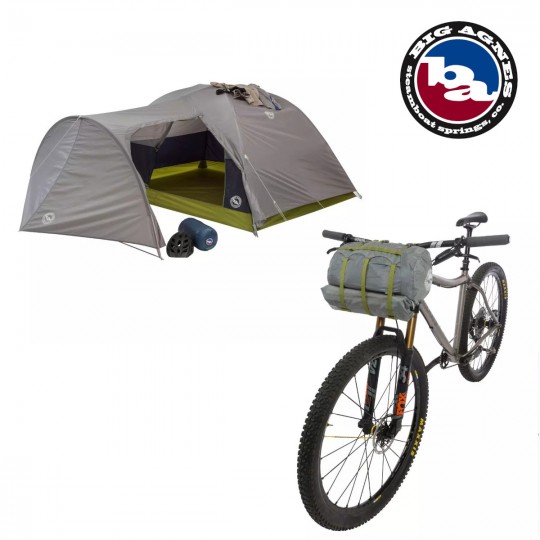 Tente vélo bikepacking BLACKTAIL HOTEL 3 BIKEPACK gray Big Agnès 2024