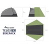 Tente de randonnée TELOS TR2 MESH + FOOTPRINT Seatosummit 2024
