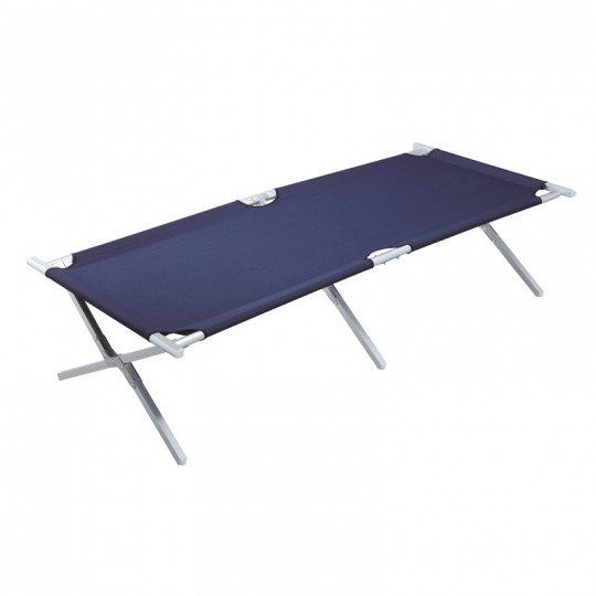 Lit de camp ALU bleu TRIGANO 2024