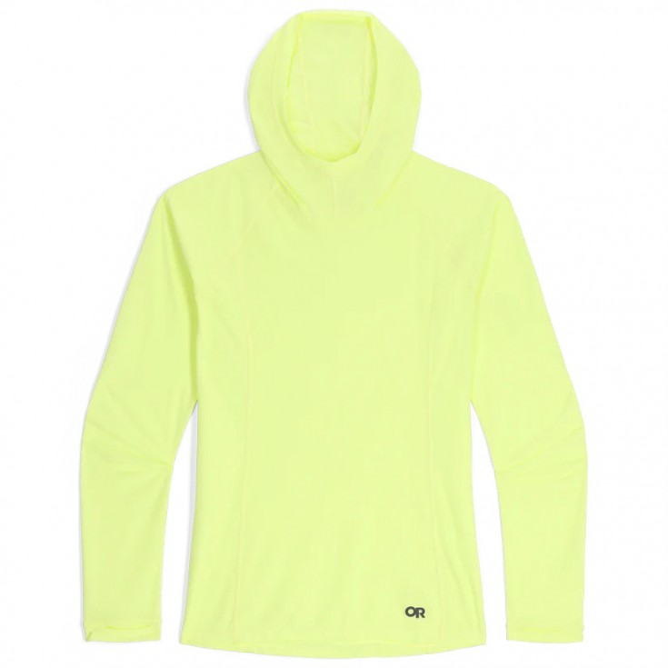 Tee-shirt manches longues à capuche femme été ECHO HOODIE WOMAN limonata Outdoor Research