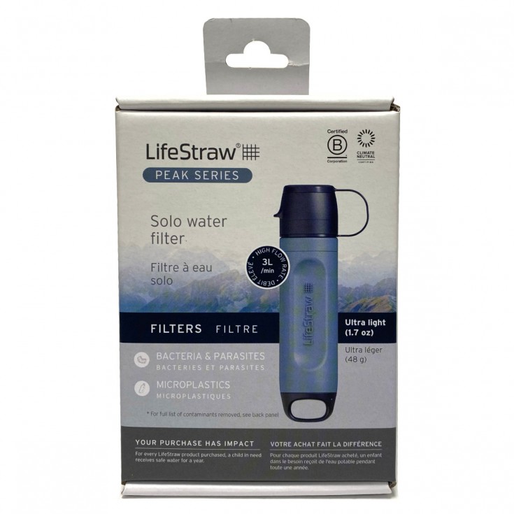 Filtre à eau PEAK SOLO 48g Lifestraw 2024