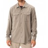 Chemise respirante manches longues homme ROSEMOOR LS SHIRT II 593-linen Vaude