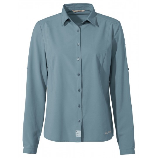 Chemise respirante manches longues femme Women's ROSEMOOR LS SHIRT IV 536-nordic-blue Vaude