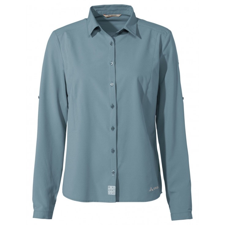 Chemise respirante manches longues femme Women's ROSEMOOR LS SHIRT IV 536-nordic-blue Vaude