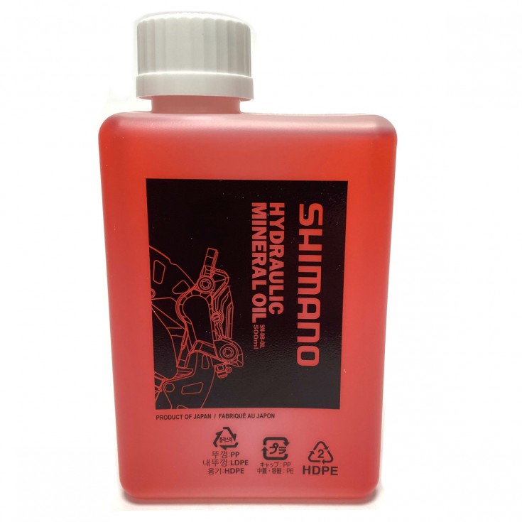 Bouteille 500ml Huile Minérale pour freins à disque hydraulique Shimano