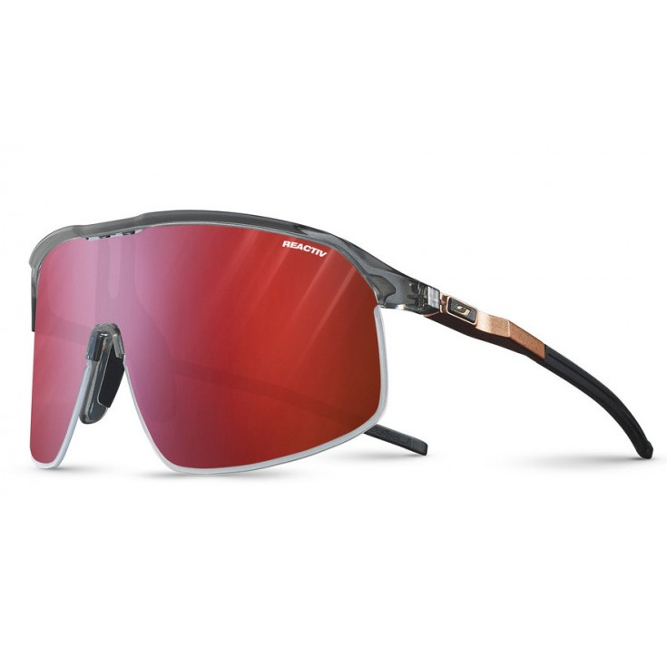 Lunettes de soleil DENSITY noir-translucide REACTIV Cat 0-3 High Contrast Julbo