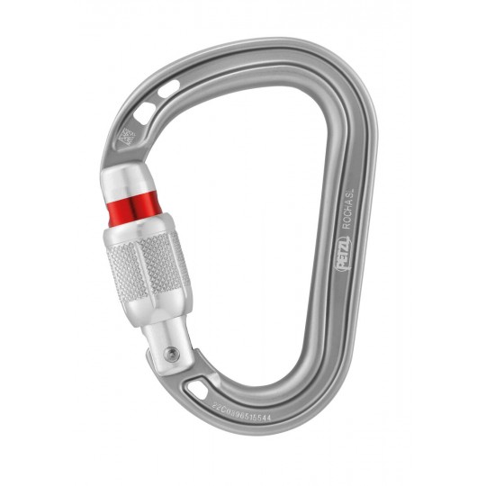 Mousqueton à vis ROCHA Screw-Lock orange Petzl