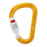 Mousqueton à vis ATTACHE Screw-Lock jaune Petzl 2024