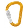 Mousqueton à vis ATTACHE Screw-Lock jaune Petzl 2024