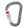 Mousqueton à vis ATTACHE Screw-Lock gris Petzl 2024