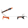 Crampons 10 pointes acier-alu IRVIS HYBRID LLU noir-orange Petzl + antibottes 2024