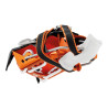 Crampons 10 pointes acier-alu IRVIS HYBRID LLU noir-orange Petzl + antibottes 2024