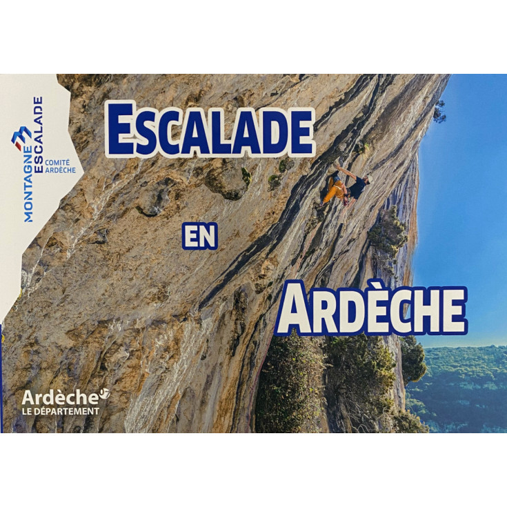 Livre Topo Escalade en ARDECHE - FFME - 2024