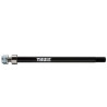 Axe de roue TRAVERSANT 174/180 M12 filet de 1,75mm pour remorques / chariot enfant THULE