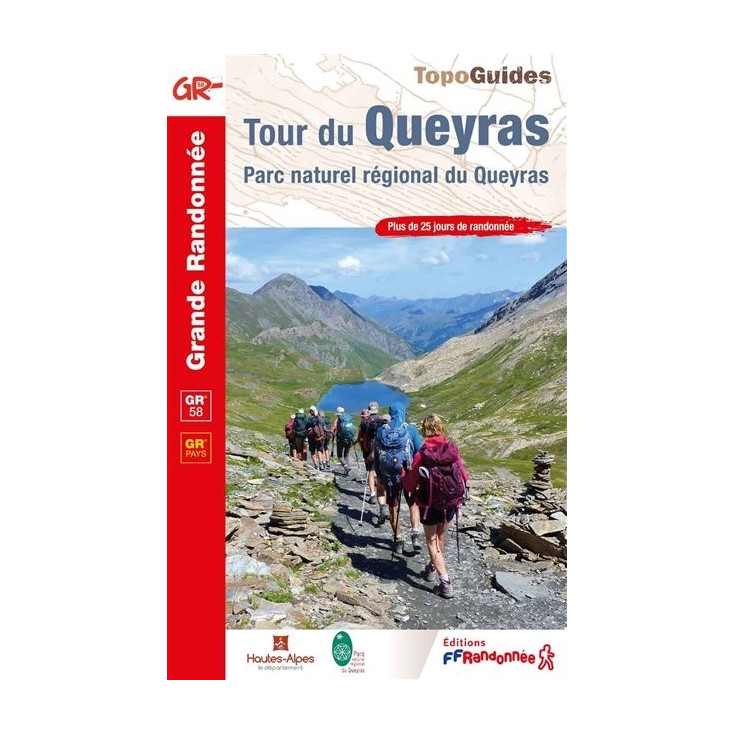 Livre TopoGuides TOUR DU QUEYRAS - GR58 - FFRandonnée 2024