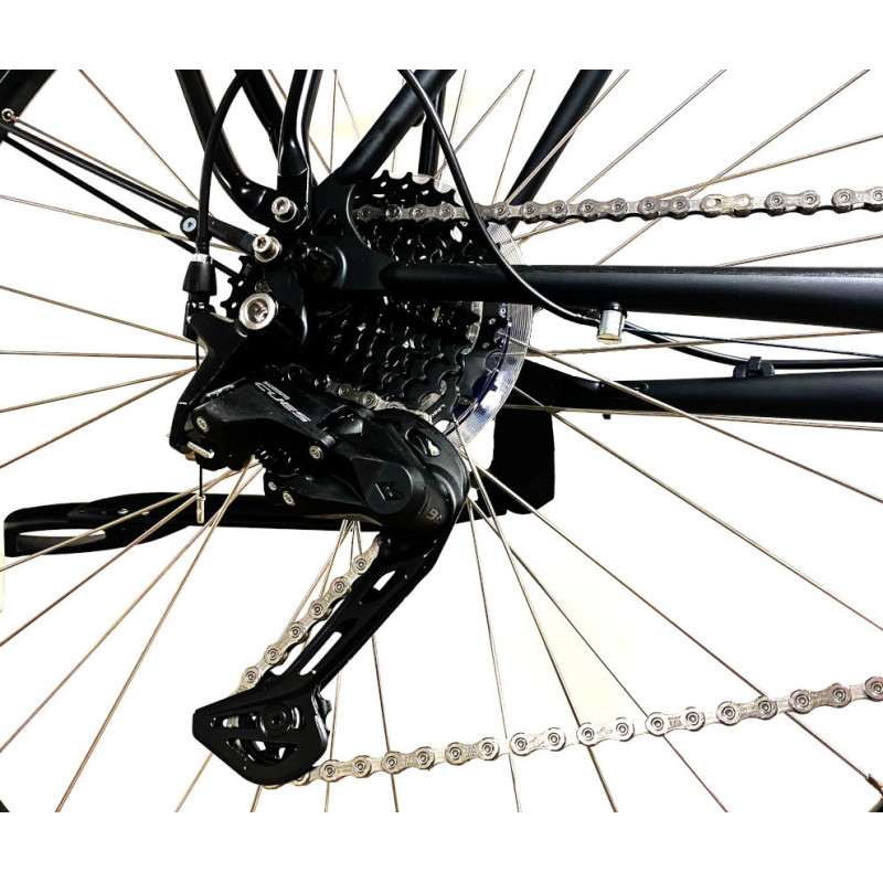Velo Trekking TX 400 TRAPEZE Shimano CUES 22 speed HS33 olive noir VSF FAHRRADmanufaktur 2025 Montania Sport