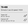 Vélo Trekking VSF TX-400 Shimano CUES 22 speed / HS33 olive-noir FAHRRADmanufaktur