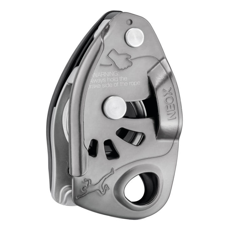 Assureur avec blocage assisté NEOX light-gray Petzl 2024