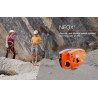 Assureur avec blocage assisté NEOX orange Petzl 2024