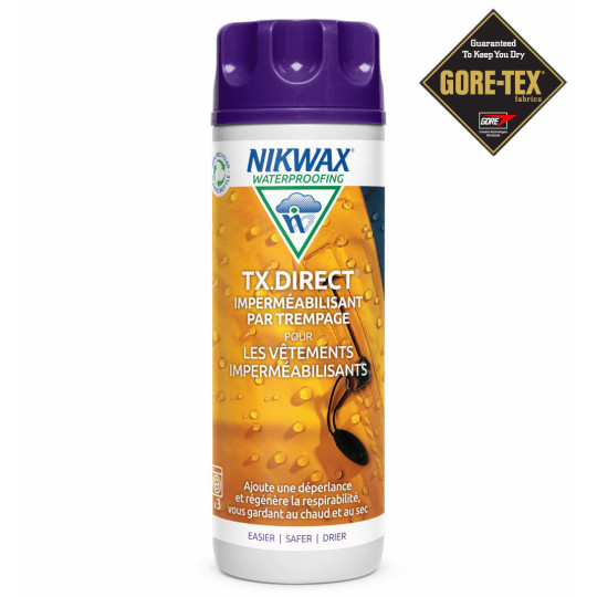 Imperméabilisant pour vêtements GORE-TEX Wash-in Tx Direct 300ml Nikwax