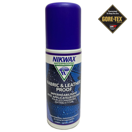 Imperméabilisant pour chaussures Goretex FABRIC & LEATHER PROOF Nikwax