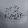 Tee-shirt homme laine Mérinos PT VAN LIFE gris SENSOR